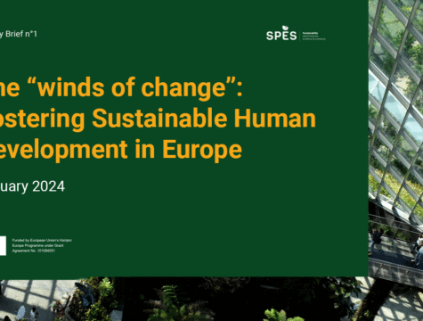 sustainable human development policy brief recommendations SPES